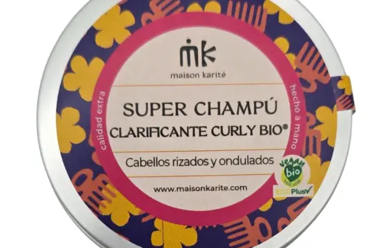 Maison Karité Solido Super Champú Clarificante CurlyBio Lata 75g